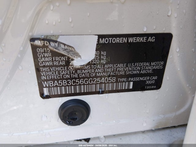 2016 BMW 535I WBA5B3C56GG254058 Photo 8