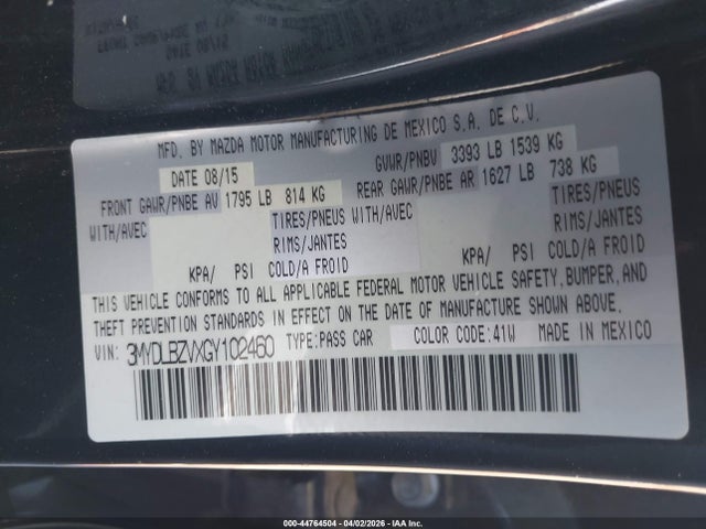 Scion IA 2016 3MYDLBZVXGY102460 Image 9