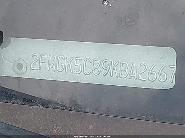 Ford FLEX SEL 2019 2FMGK5C89KBA26679 Image 9