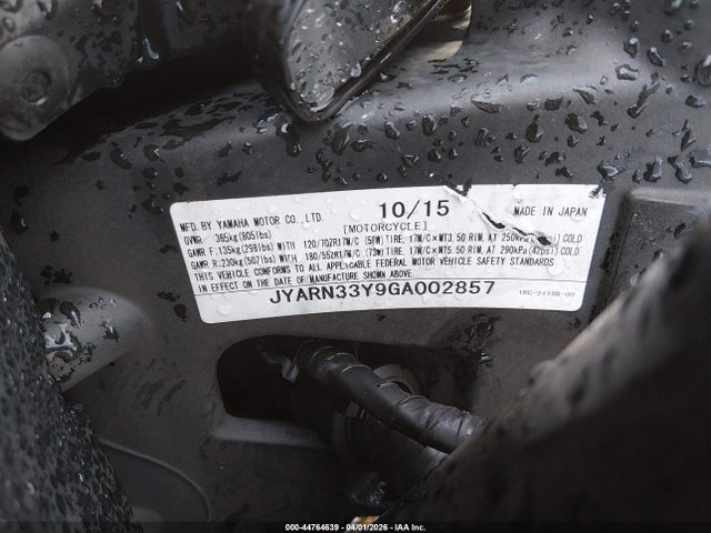 Yamaha Fz09 C 2016 JYARN33Y9GA002857 Image 10