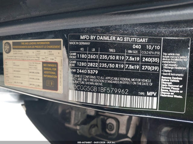 2011 MERCEDES-BENZ GLK 350 WDCGG5GB1BF579962 Photo 8