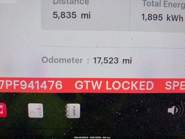 Продаж на аукціоні авто 2023 Tesla Model Y Rwd, vin: 7SAYGDED7PF941476, номер лоту: 44764816