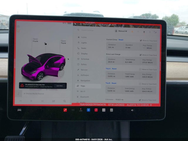 Продаж на аукціоні авто 2023 Tesla Model Y Rwd, vin: 7SAYGDED7PF941476, номер лоту: 44764816