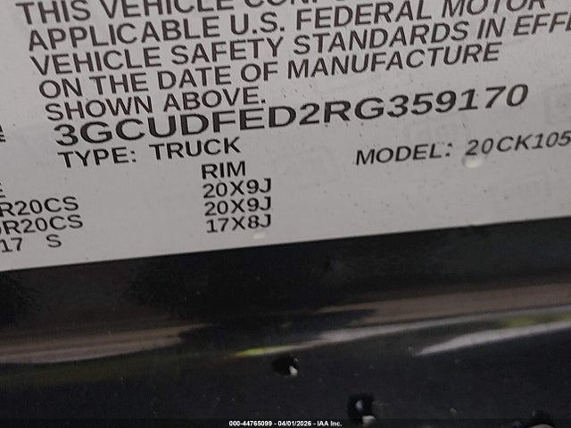 Chevrolet Silverado 1500 2024 3GCUDFED2RG359170 Image 9