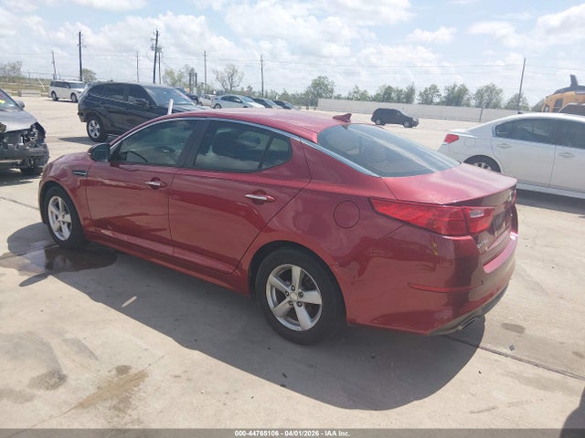 44765106 :رقم المزاد ، 5XXGM4A70FG428132 vin ، 2015 Kia Optima Lx مزاد بيع