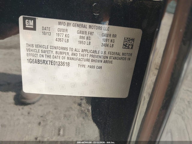 2014 CADILLAC ATS 1G6AB5RX7E0133618 Photo 8