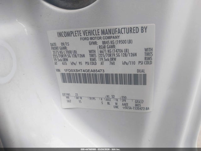 2016 FORD F-550 CHASSIS 1FD0X5HT4GEA85473 Photo 8