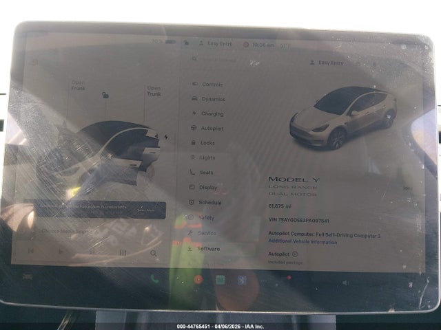 Aukcja sprzedaży 2023 Tesla Model Y Awd/long Range Dual Motor All-wheel Drive, vin: 7SAYGDEE3PA097541, numer aukcji: 44765451