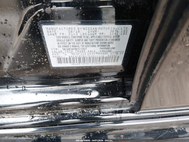 Nissan SENTRA SR 2019 3N1AB7AP8KY212627 Image 9
