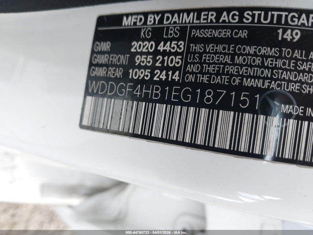 Aukcja sprzedaży 2014 Mercedes-benz C-class C 250 Sport, vin: WDDGF4HB1EG187151, numer aukcji: 44765723
