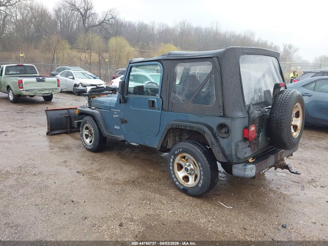 1999 JEEP WRANGLER 1J4FY19S0XP423508 Photo 2