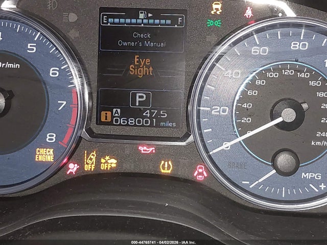 Aukcja sprzedaży 2017 Subaru Crosstrek 2.0i Limited, vin: JF2GPANC2HH280294, numer aukcji: 44765741