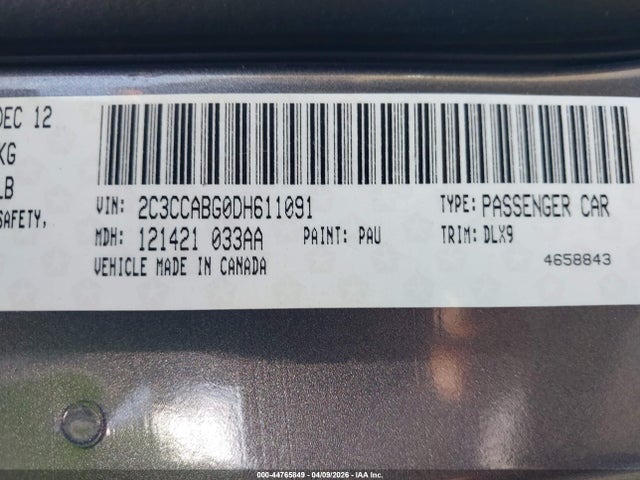 Aukcja sprzedaży 2013 Chrysler 300 300s, vin: 2C3CCABG0DH611091, numer aukcji: 44765849