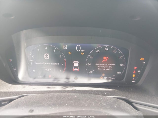 44765922 :رقم المزاد ، 1HGCY1F49SA006500 vin ، 2025 Honda Accord Se مزاد بيع