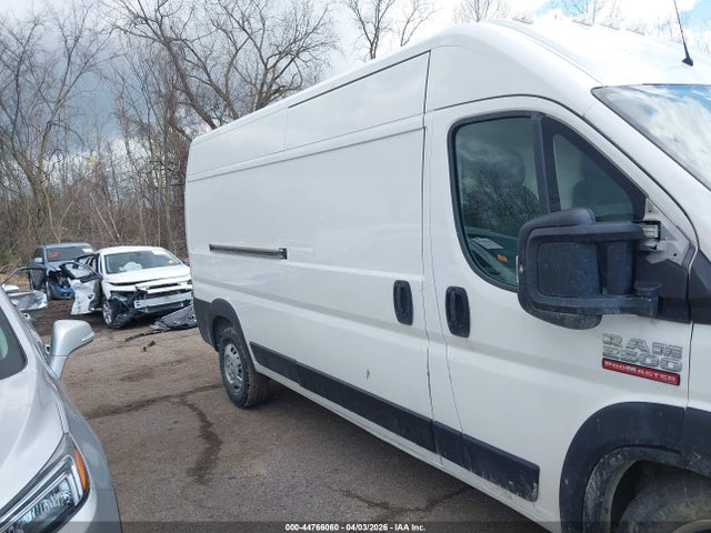 2021 Ram Promaster 2500 High Roof 159 Wb მანქანა იყიდება აუქციონზე, vin: 3C6LRVDG7ME579032, აუქციონის ნომერი: 44766060
