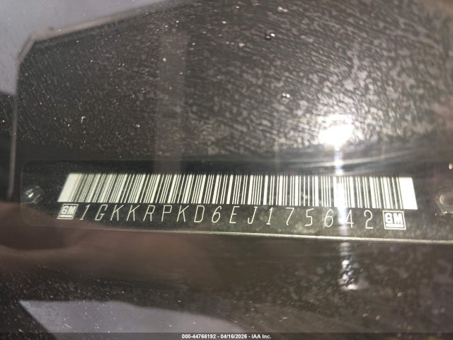 44766192 :رقم المزاد ، 1GKKRPKD6EJ175642 vin ، 2014 Gmc Acadia Sle-2 مزاد بيع