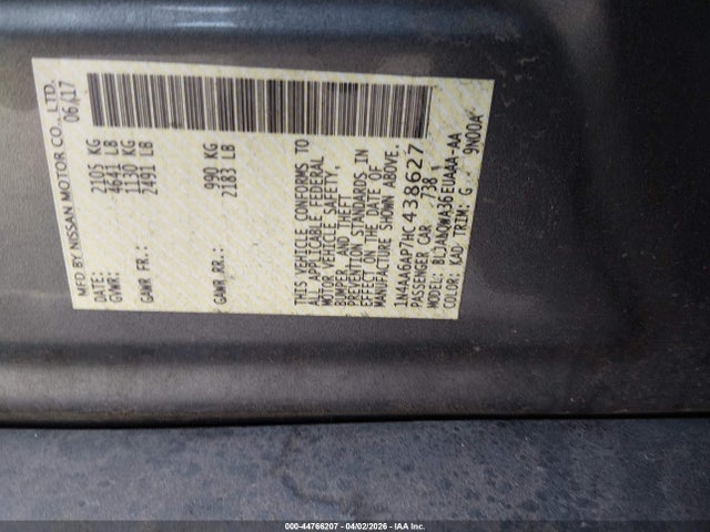 2017 NISSAN MAXIMA 1N4AA6AP7HC438627 Photo 8