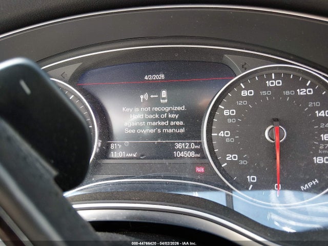 Aukcja sprzedaży 2017 Audi A7 3.0t Premium Plus, vin: WAUW2AFC1HN038442, numer aukcji: 44766420