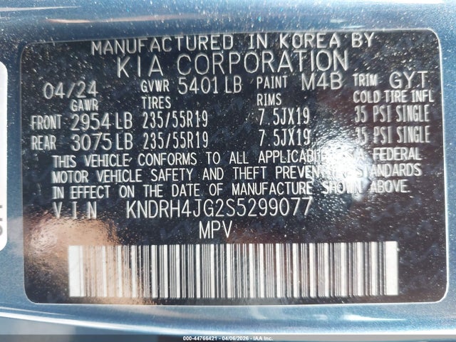 KIA Sorento Hybrid Ex 2025 KNDRH4JG2S5299077 Image 9