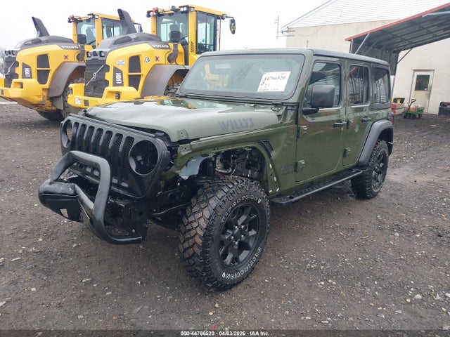 Продаж на аукціоні авто 2022 Jeep Wrangler Unlimited Willys 4x4, vin: 1C4HJXDN0NW172371, номер лоту: 44766520