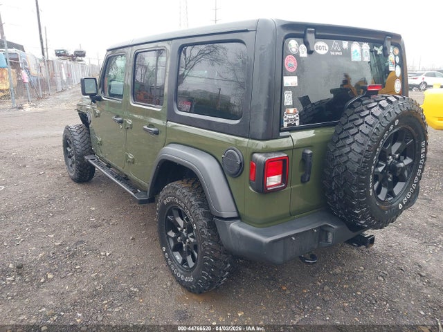 Продаж на аукціоні авто 2022 Jeep Wrangler Unlimited Willys 4x4, vin: 1C4HJXDN0NW172371, номер лоту: 44766520