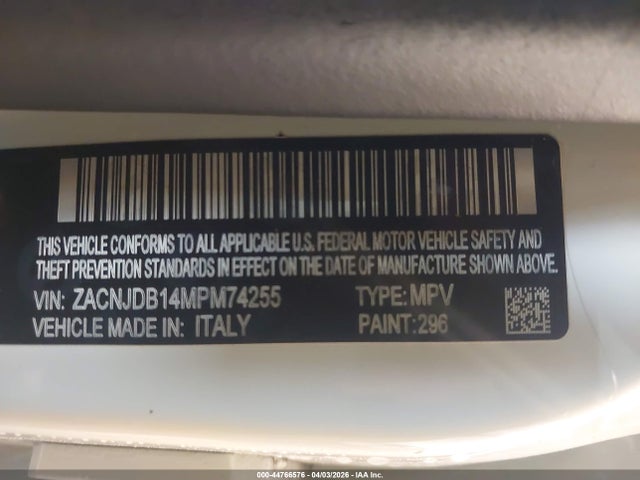 2021 JEEP RENEGADE ZACNJDB14MPM74255 Photo 8