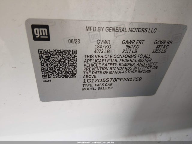 2023 CHEVROLET MALIBU 1G1ZD5ST8PF231759 Photo 8