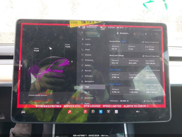 Продаж на аукціоні авто 2020 Tesla Model 3, vin: 5YJ3E1EA1LF657854, номер лоту: 44766671