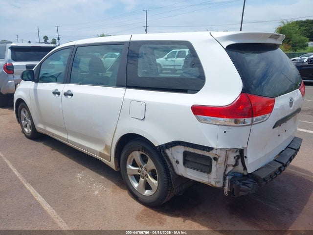 Aukcja sprzedaży 2013 Toyota Sienna L V6 7 Passenger, vin: 5TDZK3DC6DS358374, numer aukcji: 44766756