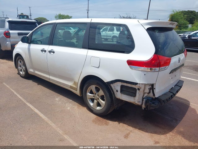 Aukcja sprzedaży 2013 Toyota Sienna L V6 7 Passenger, vin: 5TDZK3DC6DS358374, numer aukcji: 44766756