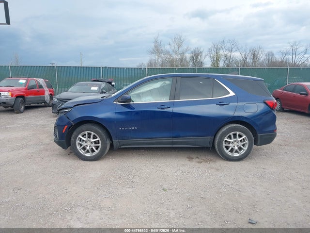 44766832 :رقم المزاد ، 3GNAXKEV0NL165239 vin ، 2022 Chevrolet Equinox Fwd Lt مزاد بيع