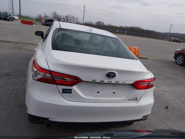 Продаж на аукціоні авто 2020 Toyota Camry Le Hybrid, vin: 4T1L31AK1LU523398, номер лоту: 44766960