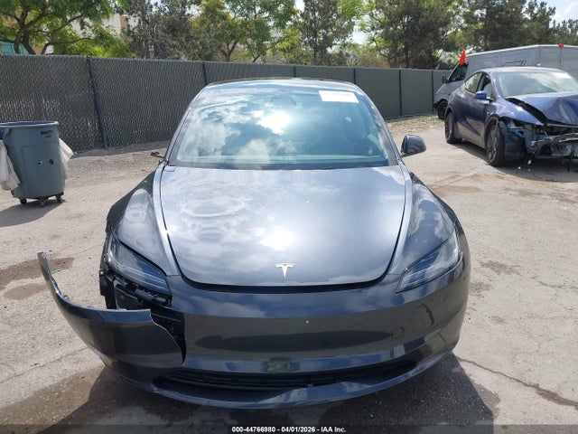 2025 Tesla Model 3 Long Range Rear-wheel Drive/standard Rear-wheel Drive მანქანა იყიდება აუქციონზე, vin: 5YJ3E1EA3SF043385, აუქციონის ნომერი: 44766980