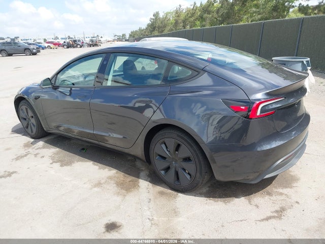 2025 Tesla Model 3 Long Range Rear-wheel Drive/standard Rear-wheel Drive მანქანა იყიდება აუქციონზე, vin: 5YJ3E1EA3SF043385, აუქციონის ნომერი: 44766980