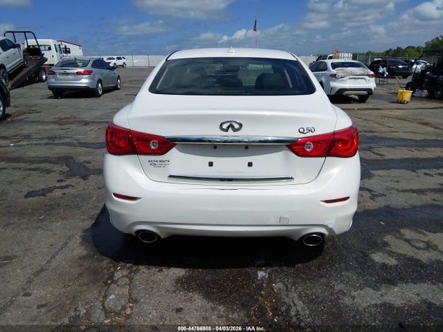 2014 Infiniti Q50 Premium მანქანა იყიდება აუქციონზე, vin: JN1BV7APXEM674027, აუქციონის ნომერი: 44766988
