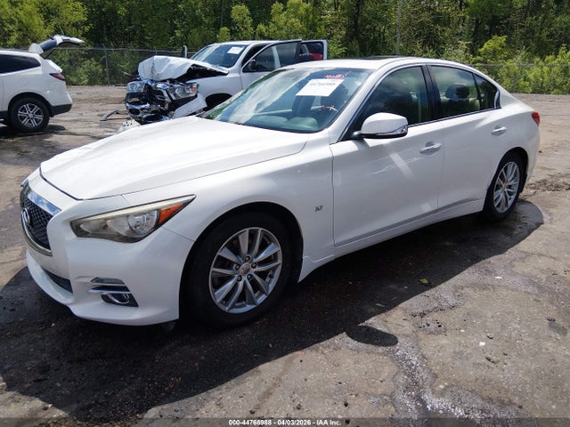2014 Infiniti Q50 Premium მანქანა იყიდება აუქციონზე, vin: JN1BV7APXEM674027, აუქციონის ნომერი: 44766988