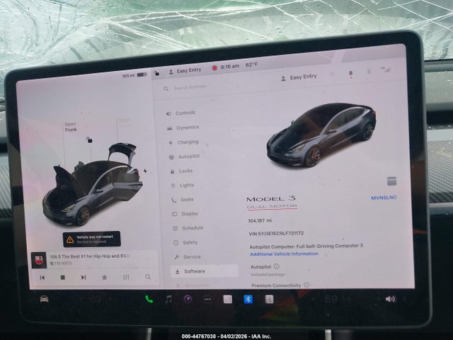 Продаж на аукціоні авто 2020 Tesla Model 3 Performance Dual Motor All-wheel Drive, vin: 5YJ3E1EC9LF721172, номер лоту: 44767038