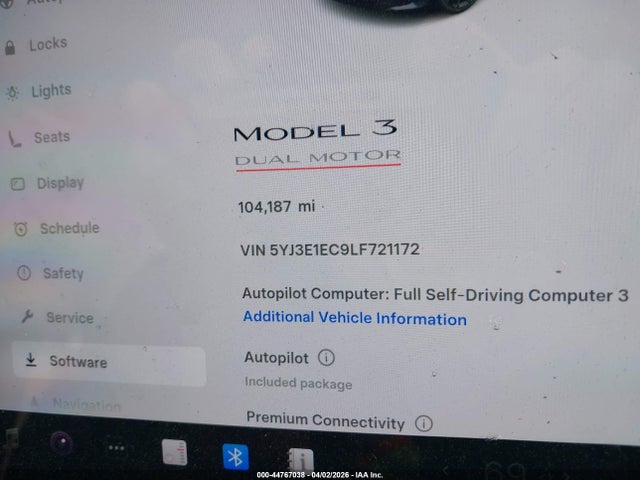Продаж на аукціоні авто 2020 Tesla Model 3 Performance Dual Motor All-wheel Drive, vin: 5YJ3E1EC9LF721172, номер лоту: 44767038