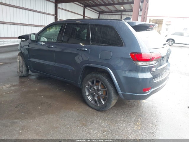 44767107 :رقم المزاد ، 1C4RJFBG1MC779107 vin ، 2021 Jeep Grand Cherokee 80th Anniversary 4x4 مزاد بيع