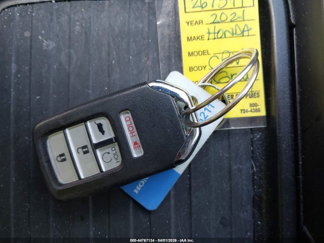 44767134 :رقم المزاد ، 7FARW1H5XME013281 vin ، 2021 Honda Cr-v 2wd Ex مزاد بيع