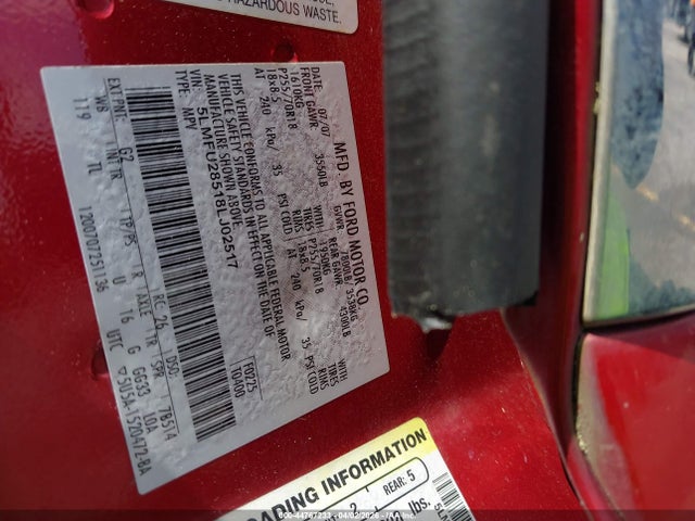 2008 LINCOLN NAVIGATOR 5LMFU28518LJ02517 Photo 8