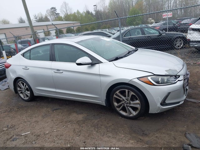 Продажа на аукционе авто 2018 Hyundai Elantra Limited, vin: 5NPD84LFXJH215780, номер лота: 44767375