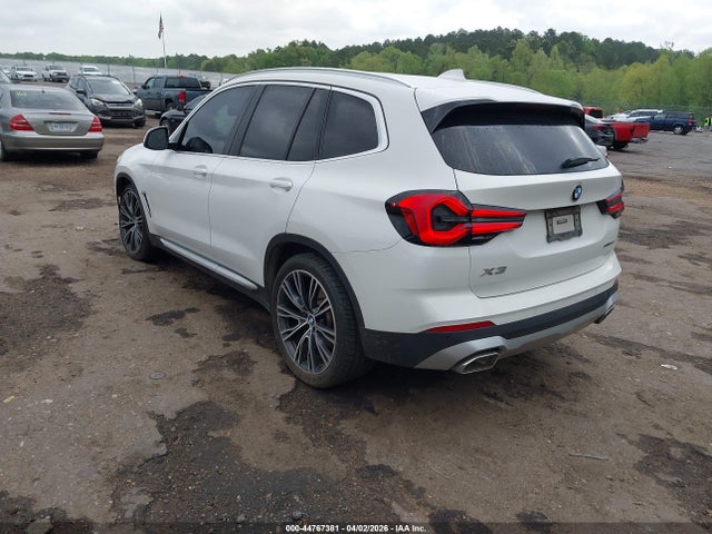 Aukcja sprzedaży 2022 Bmw X3 Sdrive30i, vin: 5UX43DP08N9K50738, numer aukcji: 44767381