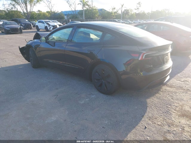 44767467 :رقم المزاد ، 5YJ3E1EA1SF040808 vin ، 2025 Tesla Model 3 Long Range Rear-wheel Drive/standard Rear-wheel Drive مزاد بيع