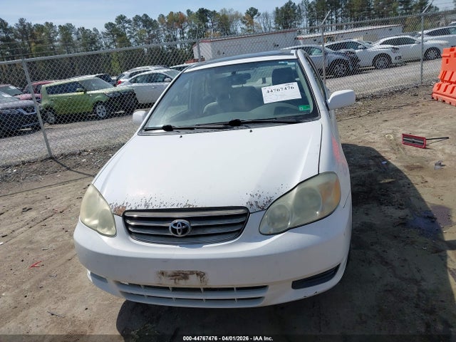 44767476 :رقم المزاد ، JTDBR32E932003450 vin ، 2003 Toyota Corolla Le مزاد بيع