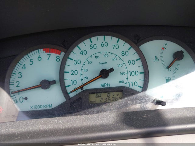 44767476 :رقم المزاد ، JTDBR32E932003450 vin ، 2003 Toyota Corolla Le مزاد بيع