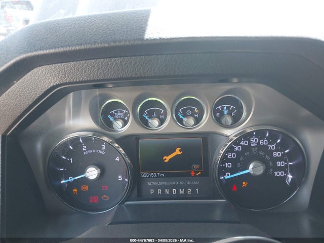 44767663 :رقم المزاد ، 1FT8W3BT5EEB01104 vin ، 2014 Ford F-350 Lariat مزاد بيع