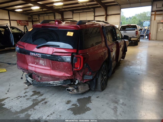 44767743 :رقم المزاد ، 1GKKNMLS5MZ148505 vin ، 2021 Gmc Acadia Fwd Slt مزاد بيع