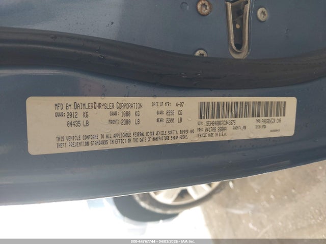 Продажа на аукционе авто 2007 Dodge Caliber Sxt, vin: 1B3HB48B67D343376, номер лота: 44767744