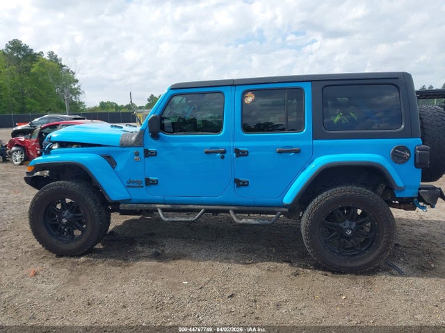 Auction sale of the 2021 Jeep Wrangler Unlimited 80th Anniversary 4x4, vin: 1C4HJXDG2MW636924, lot number: 44767749